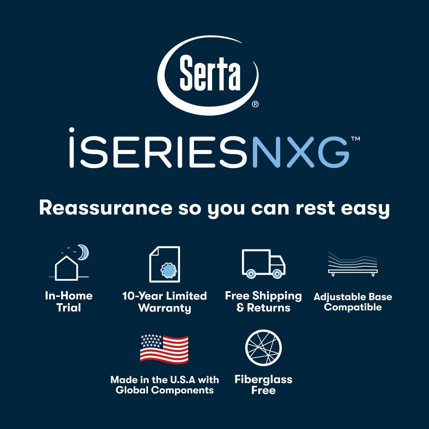 SERTA ISERIES NXG COLLECTION - 1500 LUXURY FIRM