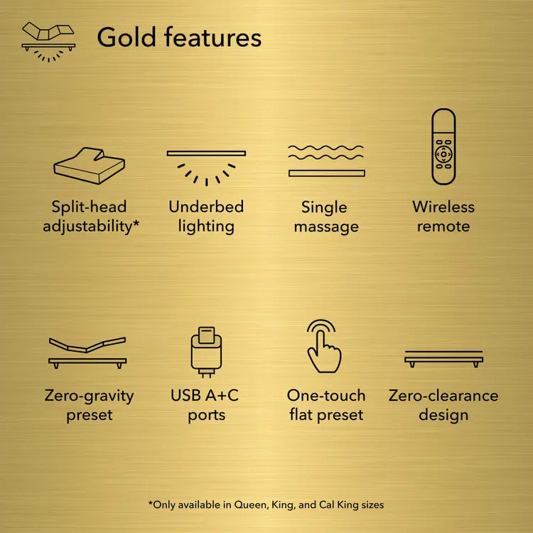 *BASELOGIC ADJUSTABLE BASE - GOLD